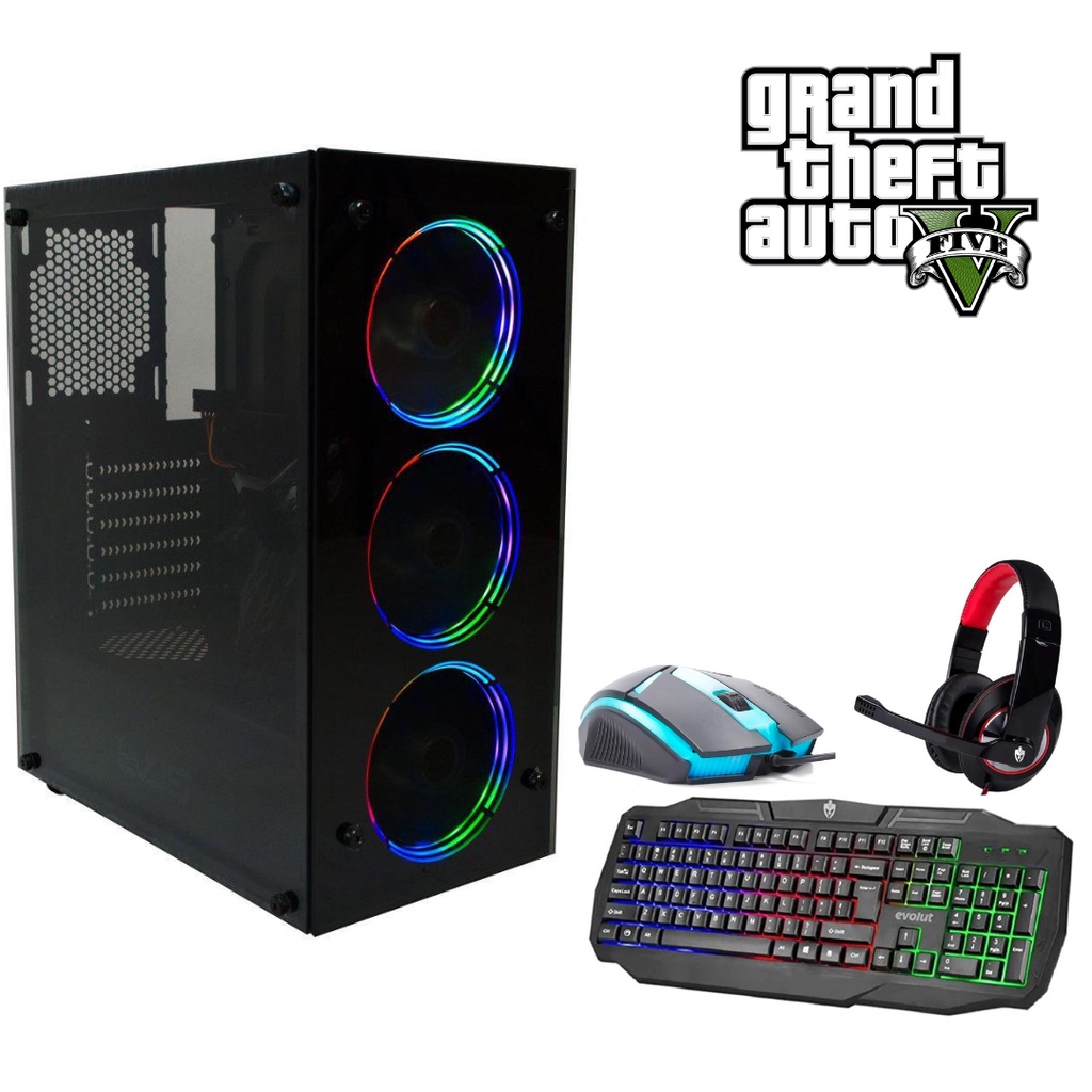 Pc Cpu Gamer com Placa de video e SSD com wifi - Oferta Especial - Gta ...
