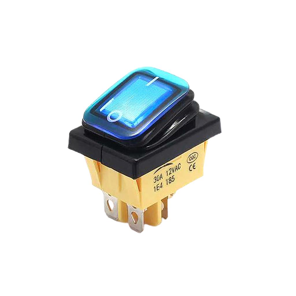 Interruptor T85 Botão Chave Liga Desliga On Off Led Prova D'água Retangular 5v 6v 12v 24v 110v 220v