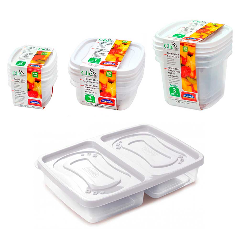 Jogo 10 pote microondas geladeira freezer lanches queijo comida frutas marmita fitness vasilha porta frios alimentos mantimentos tapoer tapauer tapuer