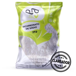 Bicarbonato de Sódio Extra Fino Clareador Original 2Kg - P&P