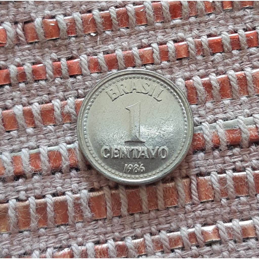 Moeda 1 Centavo - 1986 - Antiga - Coleção