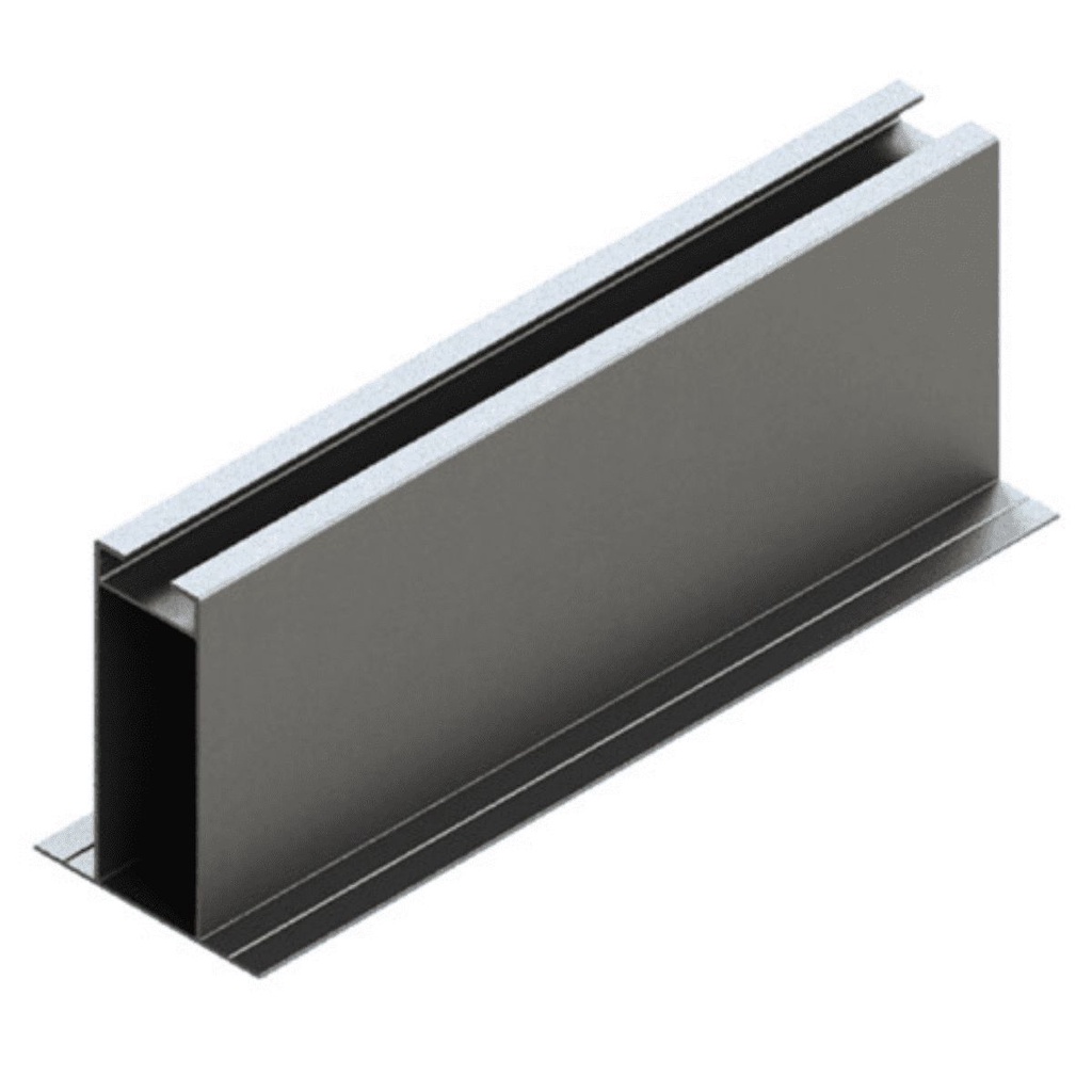 Estrutura Suporte Mini Trilho Fixador Placa Painel Solar Alumínio e Inox P/Telha Metálica Ondulada