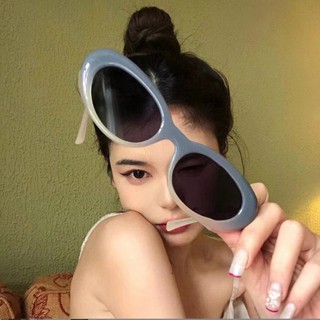 Óculos De Sol Redondos Vintage Mulher Luxo Ovais De Alta Qualidade