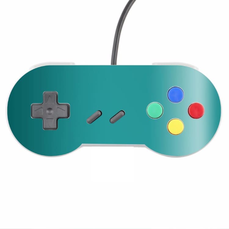 Skin Controle Snes Adesivo Nintendo Skin Pelicula Protetora Brilho Cor Verde Dark