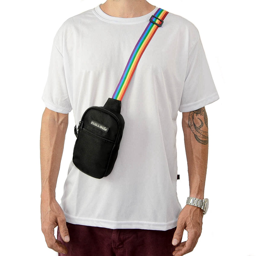 Shoulder Bag Transversal Mini Bag Basica LGBT Versatil Acessorios