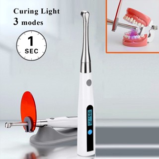 Fotopolimerizador odontologico Dental/Odontológico Lâmpada De Cabeça De Metal Para Curar Odontologia Sem Fio LED Luz Dentária Transparente De Cura
