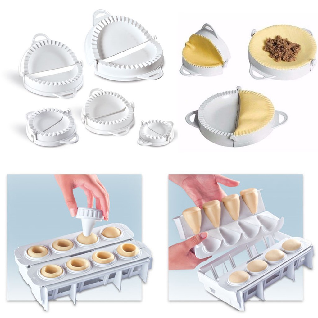 1 kit Fecha Pastel Fogazza Com 5 Formas + 1 Fabrica De Coxinha 8 formas em Oferta na Shopee