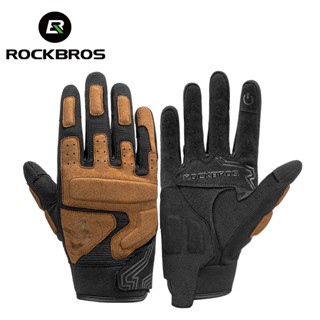 ROCKBROS Luvas De Motocicleta Anti-Impacto Respirável De Verão Para Ciclismo
