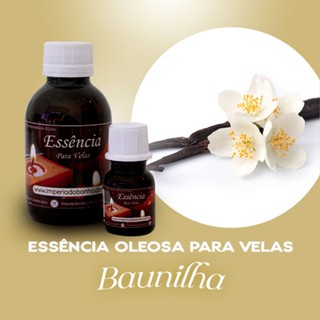 Essência Concentrada Baunilha - Oleosa (Base Dietilfitalato) Para Velas