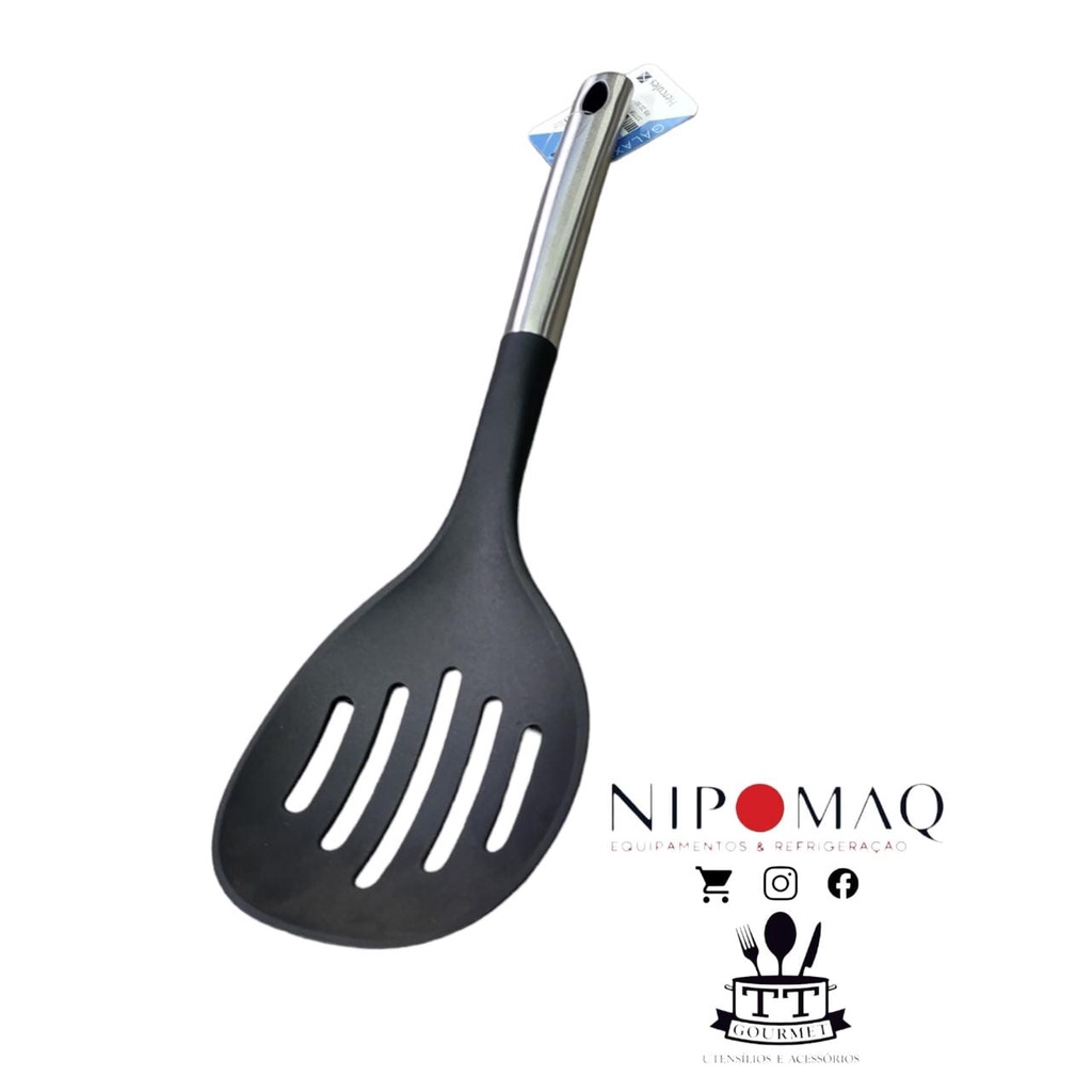 ESCUMADEIRA INOX NYLON PRETA UT113-005PR ESPUMADEIRA SERVIR