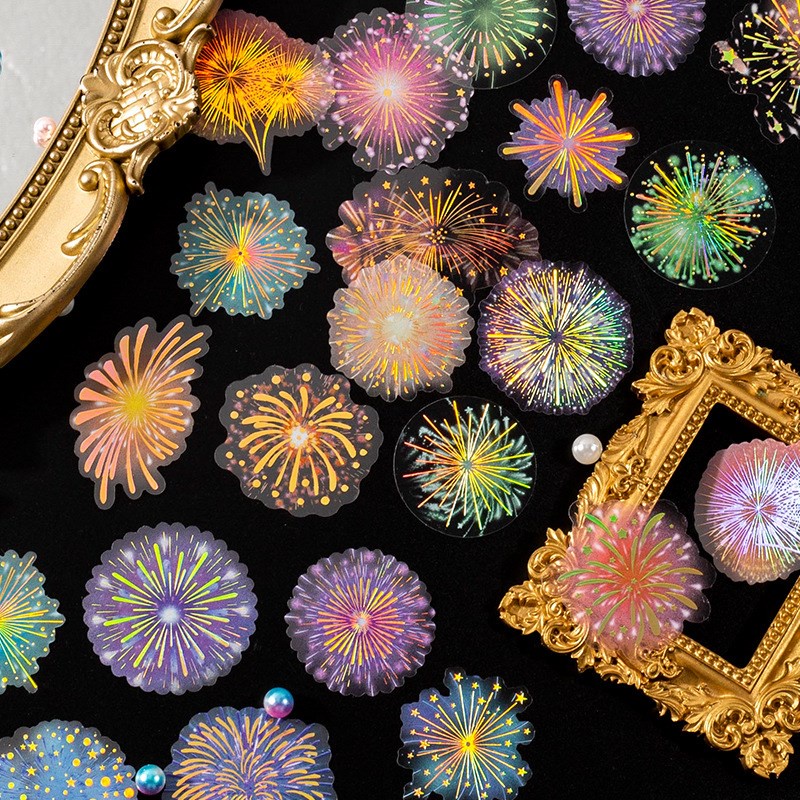 20 Pcs Gold Holographic Sticker Pack Adesivos Holográficos De Ouro De Resina Transparente Transparentes Para O Planeador De Portáteis De Jornalismo