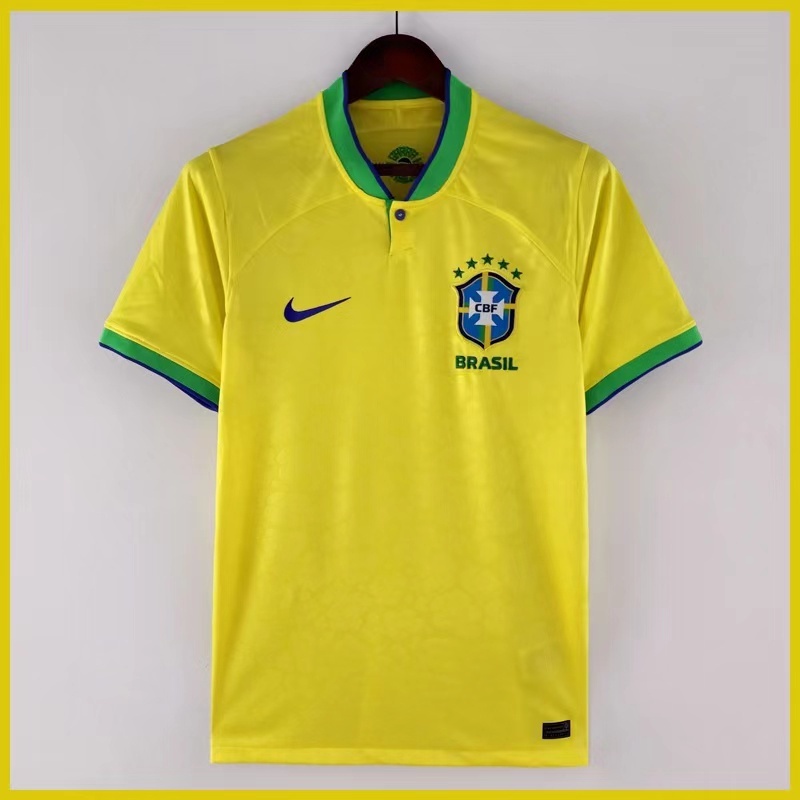 Camisa De Time Tailandesa Amarela I Futebol Bx Escorrega O Pre O