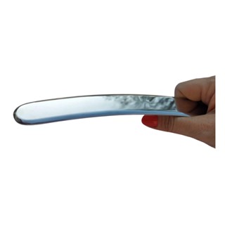 Instrumento Ferramenta Liberação Miofascial, Bumerangue, Profissional em Inox Polido IASTM
