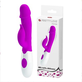 PRETTY LOVE PETER - Vibrador Ponto G Rabbit Peter 30 Vibrações - Roxo