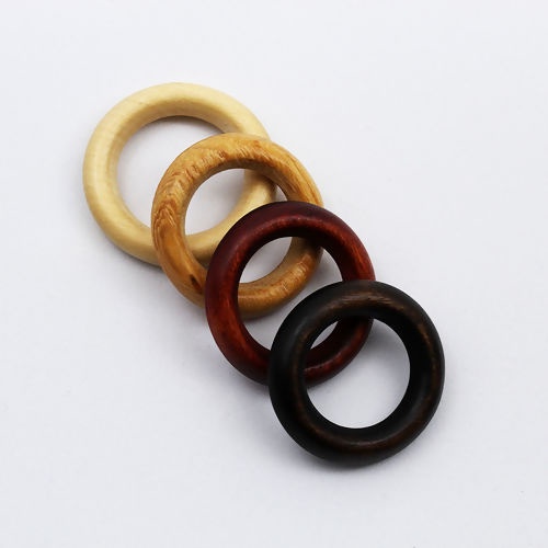 25x Argola de Madeira 50mm Artesanato Porta Guardanapo Cortina em Oferta na Shopee