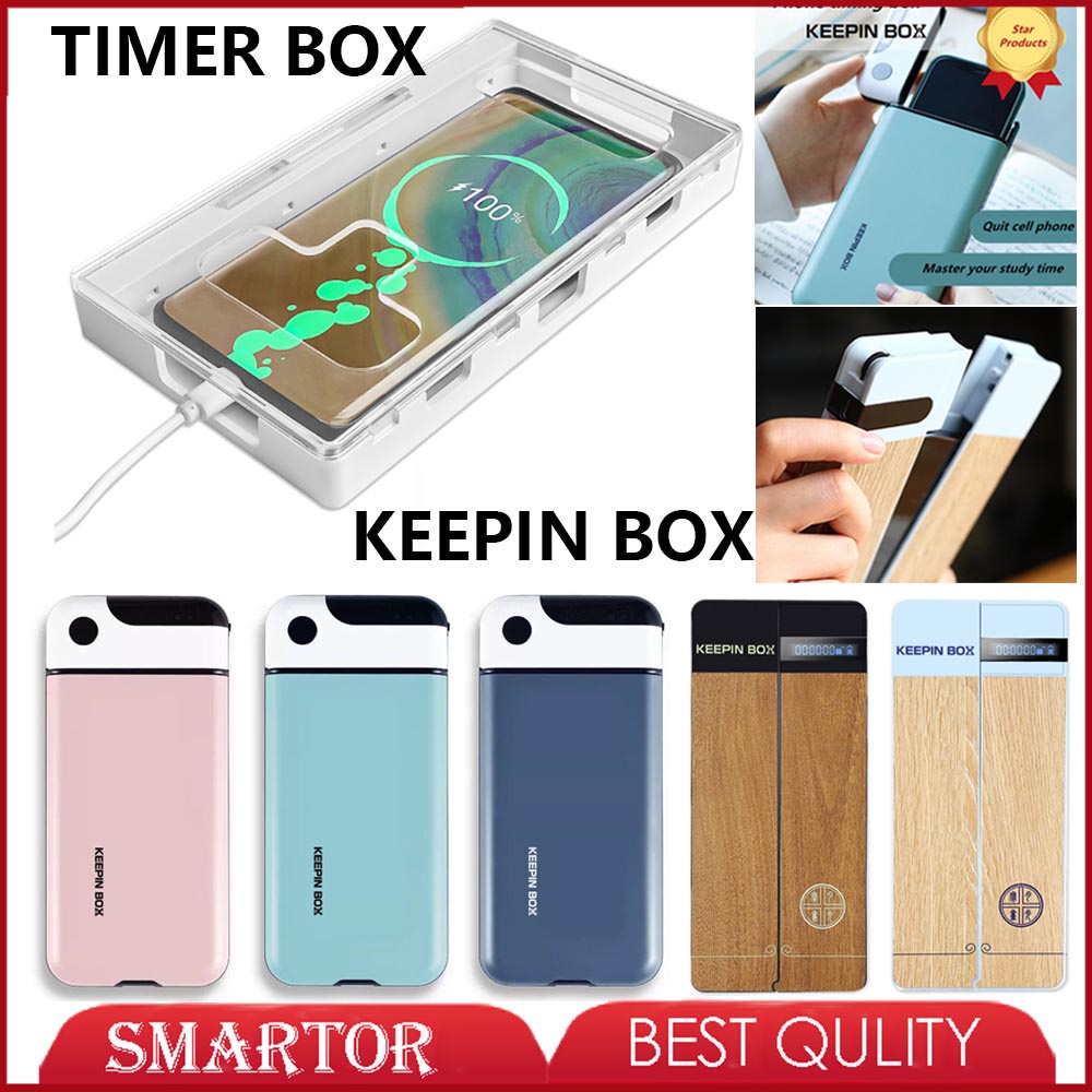 KEEPINBOX Temporizador De Bloqueio De Smartphone Universal, Caixa De Depósito De Celular Autodisciplinado Do Aluno