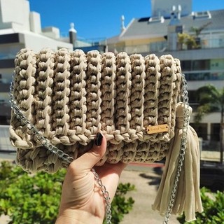 Bolsa feminina/Bolsa de crochê/Bolsa tendência/Bolsa verão/Bolsa passeio/Bolsa tiracolo/Bolsa feita a mão/Bolsa personalizada/Bolsa artesanal/bolsa de fio de Malha/ Clutch de crochê/carteira feminina/Maxxi carteira/Clutch de festa
