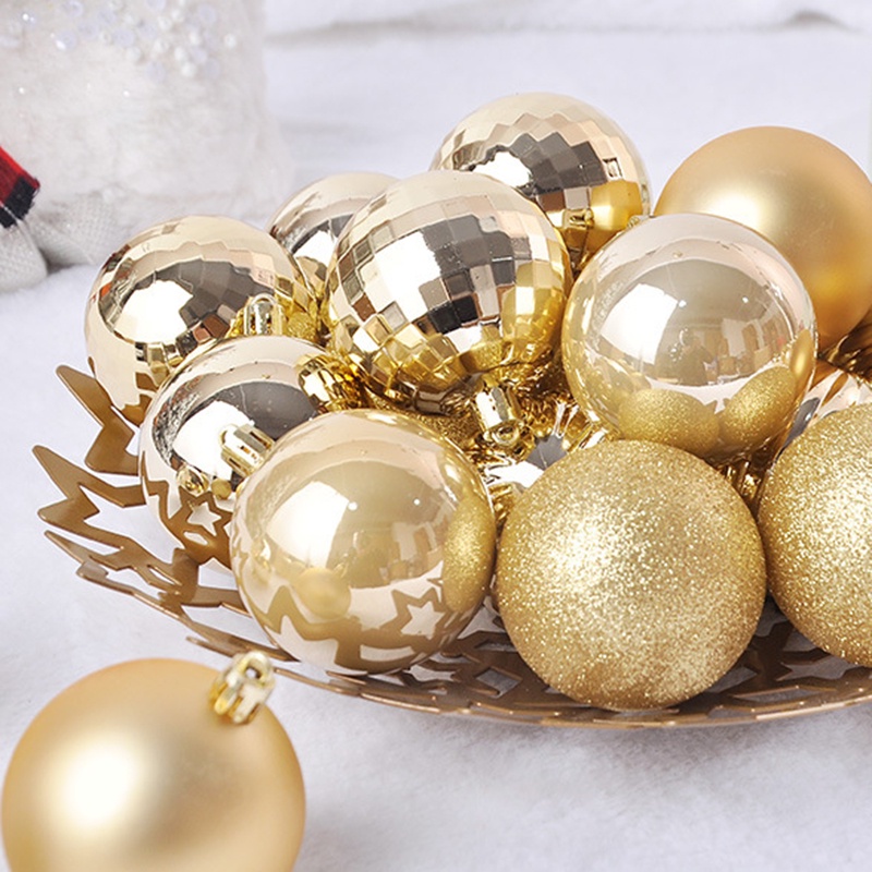 BOLAS DE NATAL GRANDE kit enfeite de arvore árvore de enfeites para natal  dourada bola bolas natalinas bolinha bolinhas de natal 4cm 36 Pçs Bolas  Coloridas De Natal Com Glitter Para Decoração