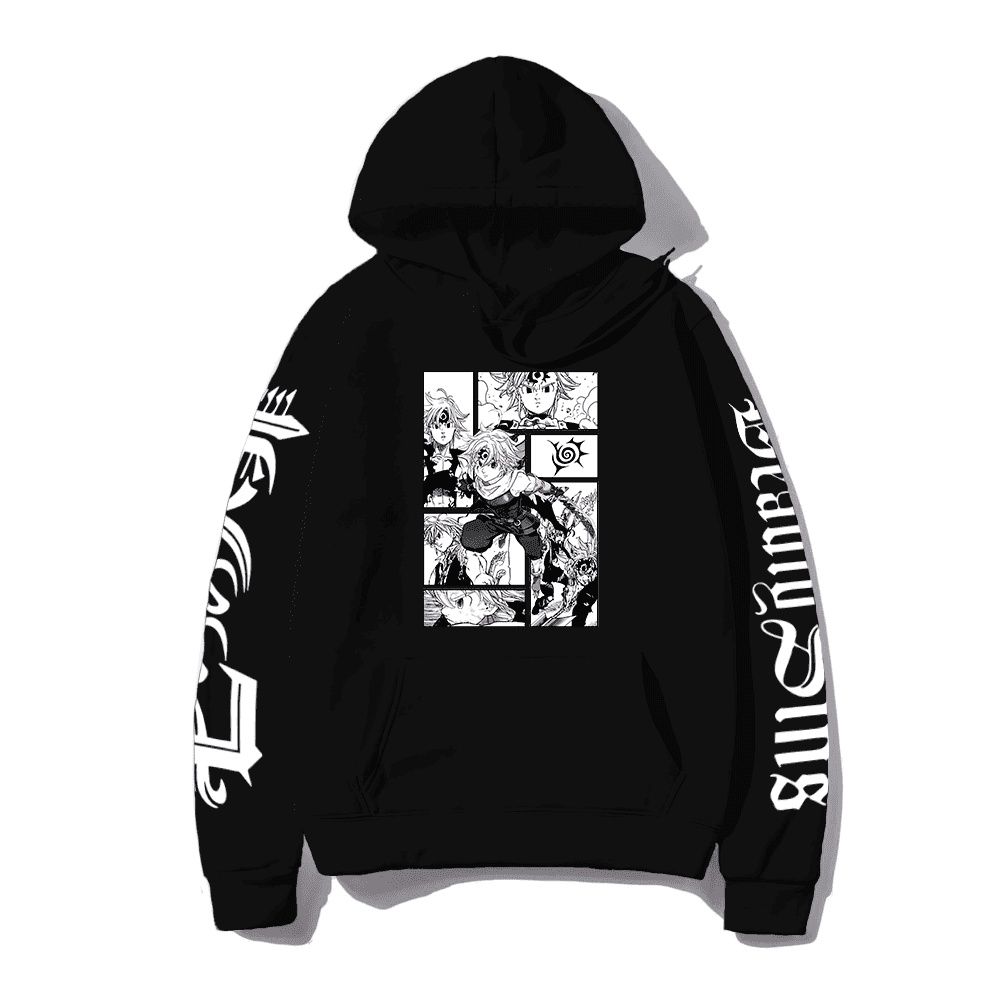 Moletom Blusa Nanatsu No Taizai Meliodas Pecados Capitais 7 REF088 em Oferta na Shopee
