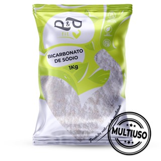 Bicarbonato de Sódio Multiuso Original 100% Puro 1Kg - P&P