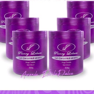 Gel Cera Hidratante Pierry Lohan 500g cada (Kit 6 unidades)