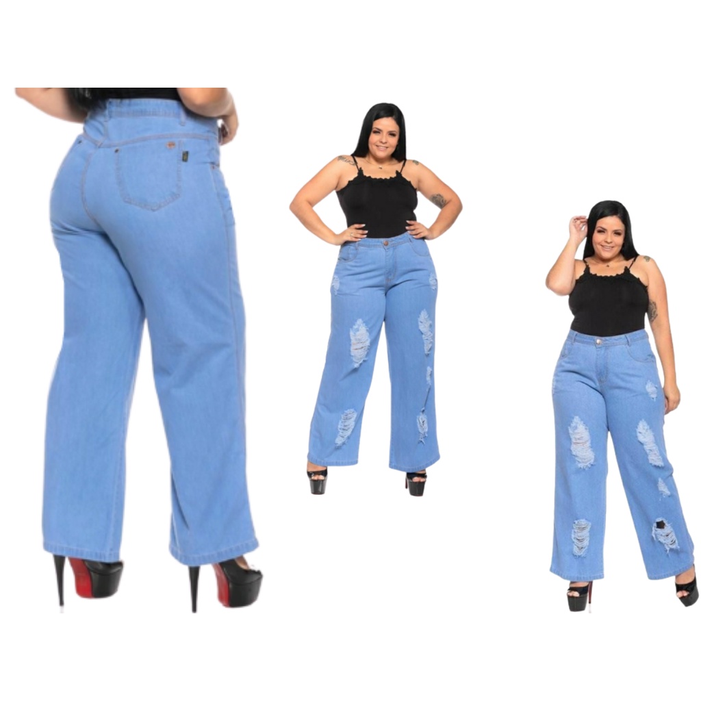 Topo 84+ imagem calça wide leg para gorda - br.thptnganamst.edu.vn