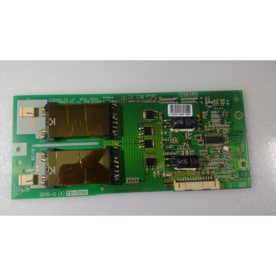 Placa Inverter TV LG - 6632L-0550A - 26LH20R