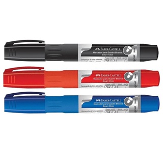 Marcador Para Quadro Branco Recarregável - Faber Castell em Oferta na Shopee