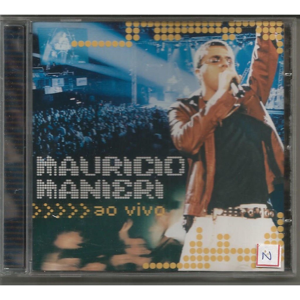 Mauricio Manieri - Ao vivo - CD USADO