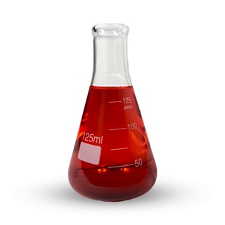Erlenmeyer De Vidro Boca Estreita Graduado 125ml em Oferta na Shopee