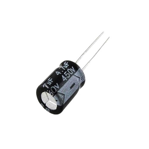 50 Pçs Capacitor Eletrolítico 4,7uf 450v 4,7 x 450 105ºC