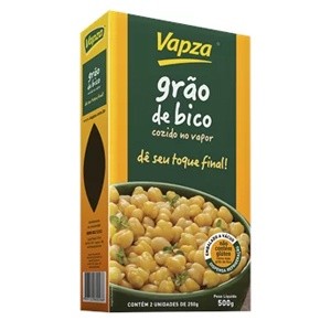 Grão De Bico Vapza Cozido 500 G