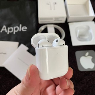 Apple AirPods 2 TWS Fone De Ouvido Sem Fio Com GPS + Renomear + Carregamento