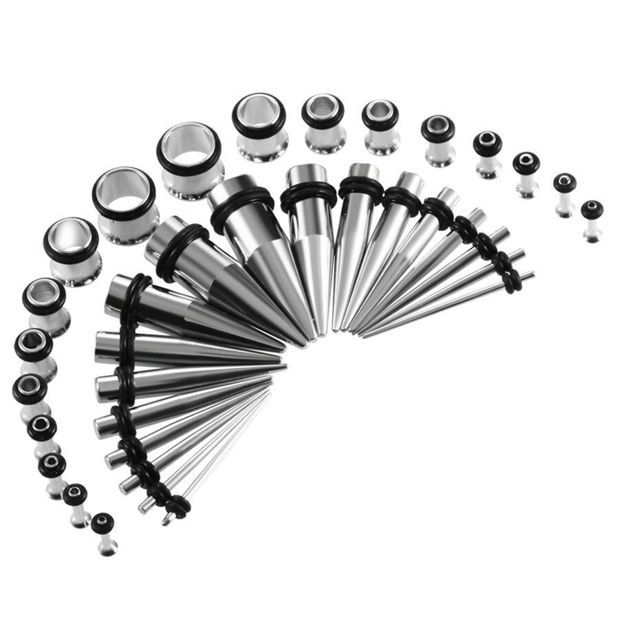 alargador pino ou plug aço cirúrgico 4mm 5mm 6mm 8mm 10mm