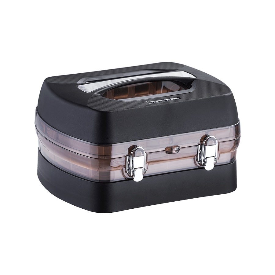 Maleta Manicure Para 34 Esmaltes Smatbag Baby Dompel em Oferta na Shopee