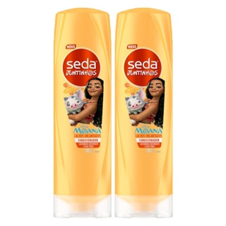 Kit 2 Condicionadores Seda Infantil Moana Juntinhos Cachos Encantados 300ml cada em Oferta na Shopee