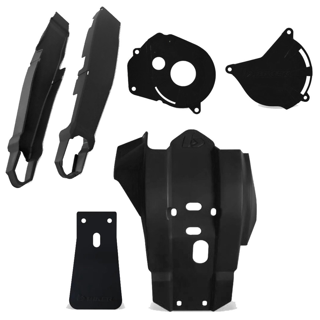 Kit Proteção De Motor Balança Tampas Motor Biker Kxf 450 Kx 450 X/Xc