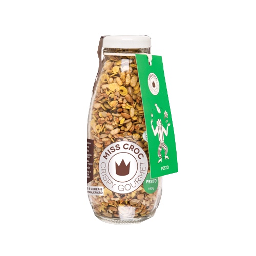 Kit 3X: Granola Crispy Pesto Garrafa Miss Croc 140g