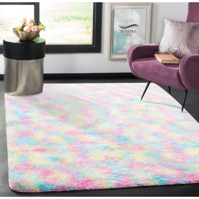 Tapete Felpudo Felpudo Tie dye 1,00m X 1,40 Lançamento