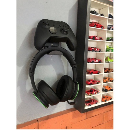 Suporte Controle e Fone/Headset Fixação Parede
