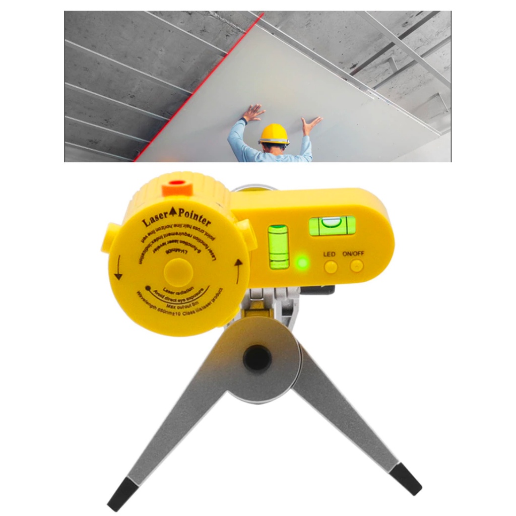 Nível Laser Trena Esquadro Bolha Horizontal Vertical Com Tripé Piso Teto Giratório Nivelador Multifuncional Rotativo 5 Modos Controlador Lazer Nivelar Terreno Obras Alinhador Jardim Ambiente Assentar Pedreiro Área