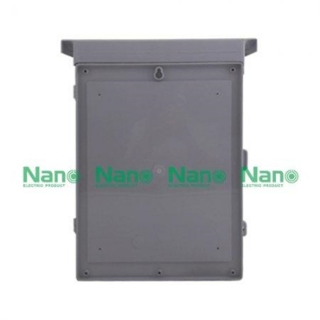 รูปสินค้า NANO Electric® NANO-103G ตู้กันน้ำพลาสติก มีหลังคา ฝาทึบ ขนาด 12.5x16x6.50 นิ้ว (324 x 414 x 170 mm) สีเทา