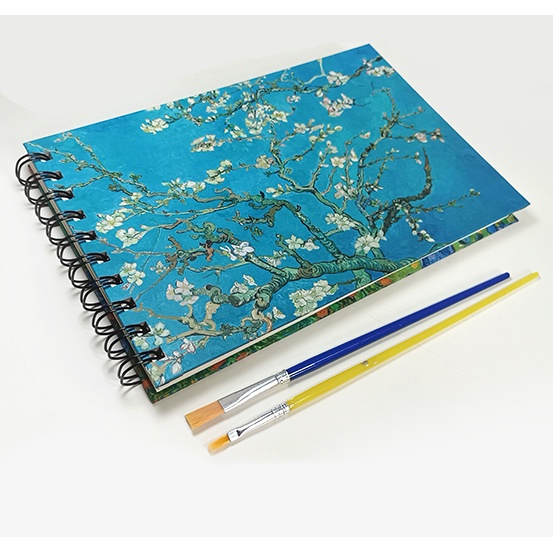 Caderno de desenho AQUARELA capa dura em Oferta na Shopee