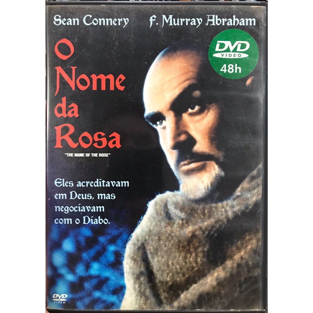 DVD O Nome Da Rosa 1986 Sean Connery Original Legendado