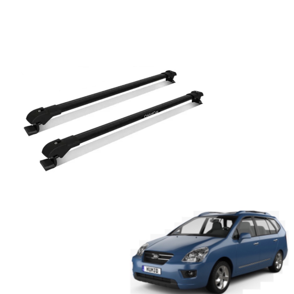 Rack Travessa Teto Kia Carens 2008 2009 2010 2011 2012 Cristalcar Slim