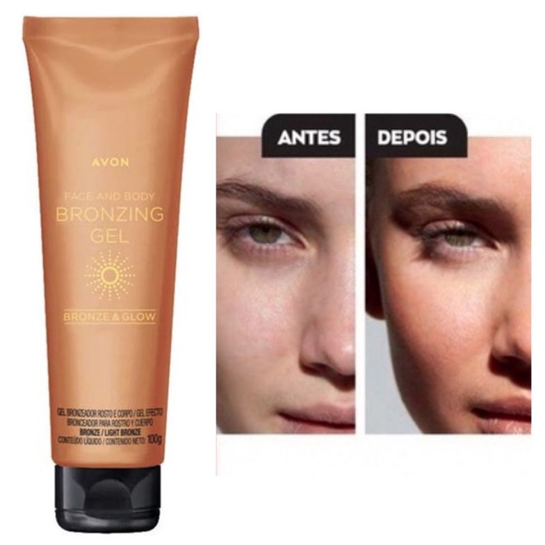 Gel Bronzeador Rosto e Corpo - 100g | Shopee Brasil