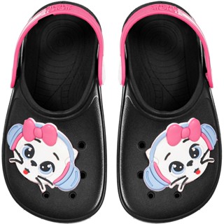 Sandália Babuche Infantil Feminina Menina Bebe Criança Antiderrapante Borracha Gatinha Fofo Colorido Moda Blogueira Chinelo Calce Fácil Confortável Macio Leve