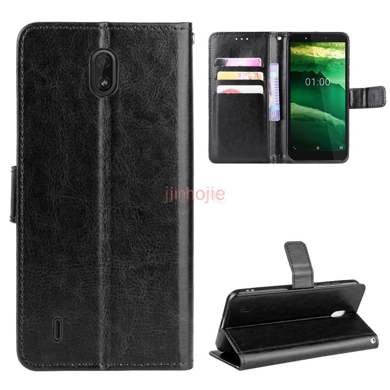Capa Para Nokia C01 C1 C10 C20 C100 C2 Tava C3 C21 C200 C30 Mais Carteira De Couro