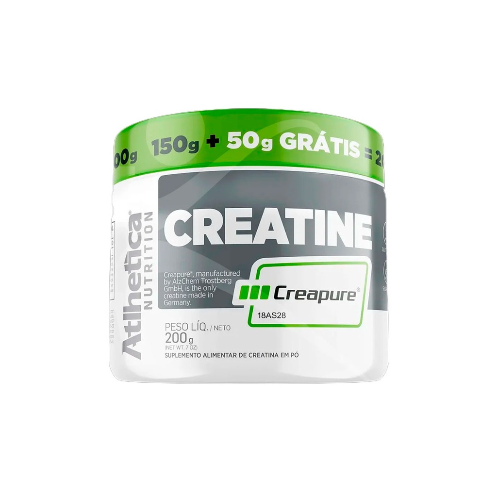 Creatina Creapure 150g + 50g Atlhetica Nutrition Produto original