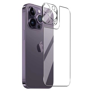 Kit Película Traseira Ceramica + Película Câmera Lente Compatível com iPhone 13